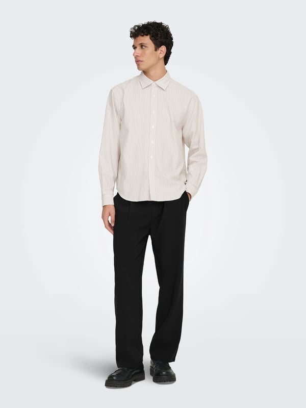 Only&Sons ONSWILL 0292 LOOSE STRING PANT FRML NOOS Siyah Erkek Pantolon
