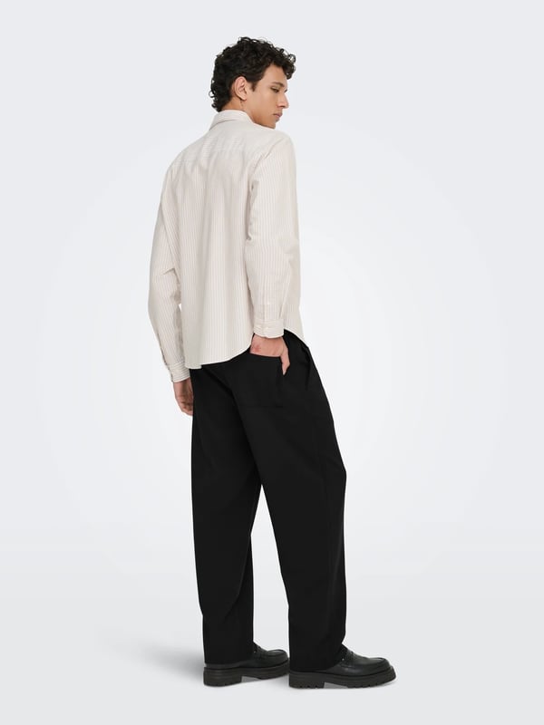 Only&Sons ONSWILL 0292 LOOSE STRING PANT FRML NOOS Siyah Erkek Pantolon