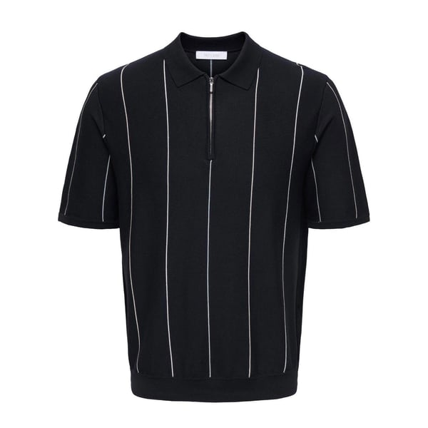 Only&Sons ONSWYLER LIFE STR REG 14SS ZIP POLO FRML Lacivert Erkek T-Shirt