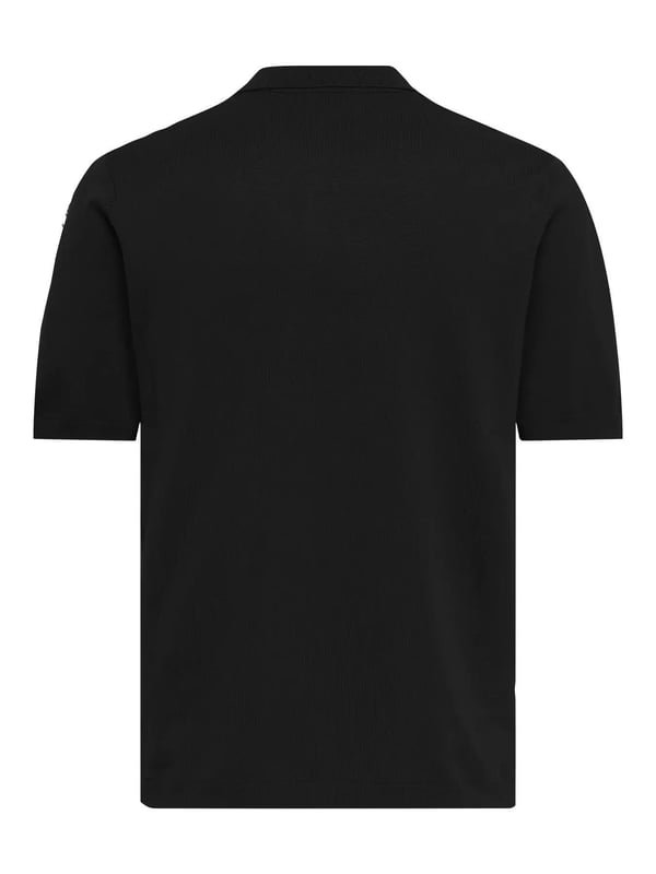 Only&Sons ONSWYLER REG 14 SS POLO KNIT NOOS Siyah Erkek T-Shirt