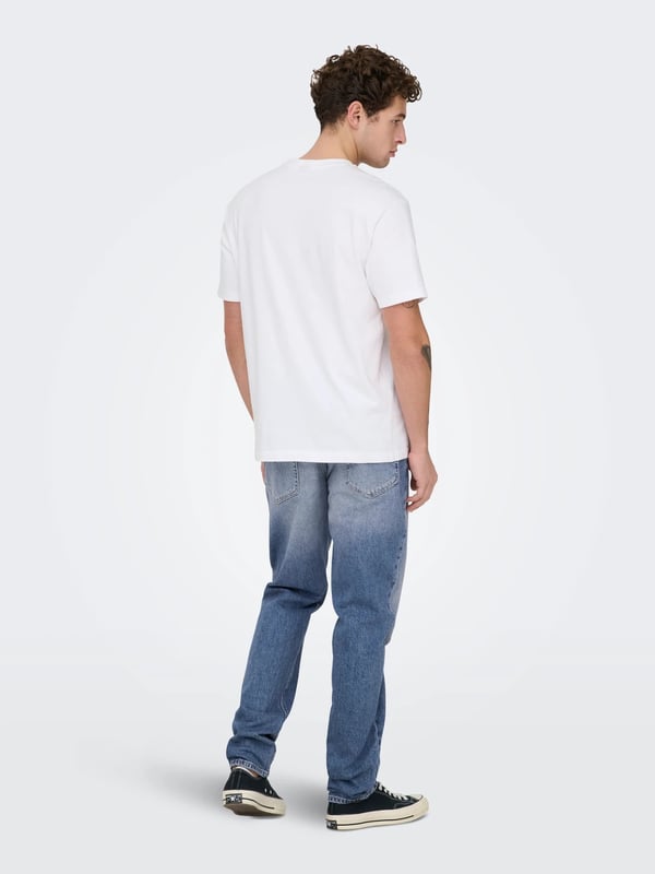 Only&Sons ONSYOKE TAPERED BOX CRO DNM Denim Erkek Kot Pantolon