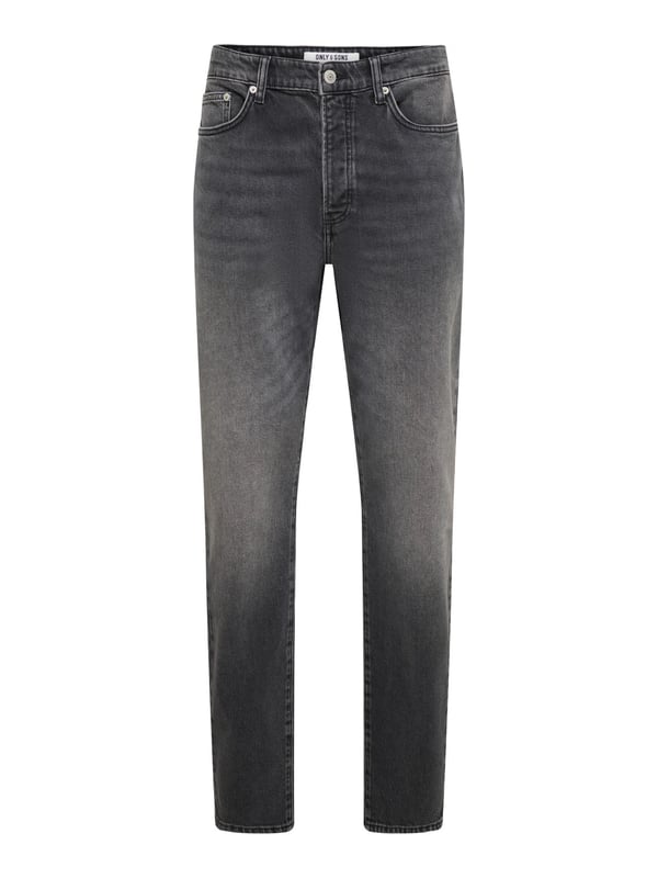 Only&Sons ONSYOKE TAPERED BOX CRO DNM Siyah Erkek Kot Pantolon
