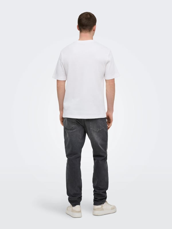 Only&Sons ONSYOKE TAPERED BOX CRO DNM Siyah Erkek Kot Pantolon