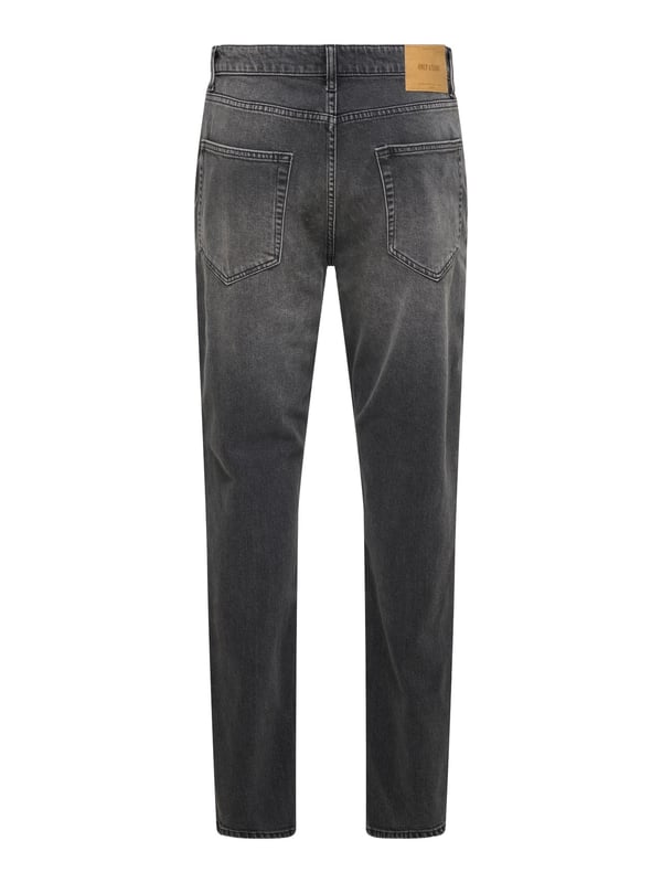 Only&Sons ONSYOKE TAPERED BOX CRO DNM Siyah Erkek Kot Pantolon