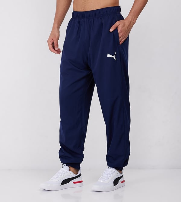 Puma ACTIVE Woven Pants-Peacoat Lacivert Erkek Eşofman Alt