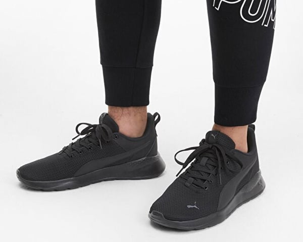 Puma Anzarun Lite Puma Black-Puma Black Siyah Erkek Günlük Spor Ayakkabı