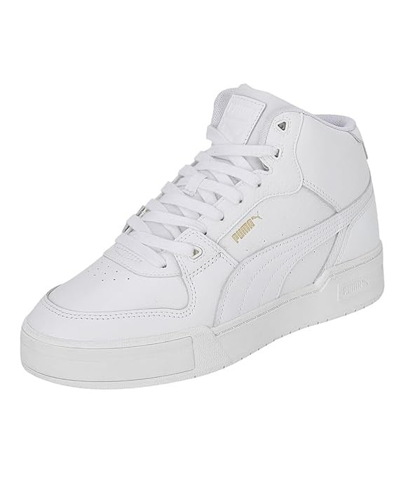 Puma CA Pro Mid-Puma White-Puma Team Gold Beyaz Erkek Günlük Spor Ayakkabı