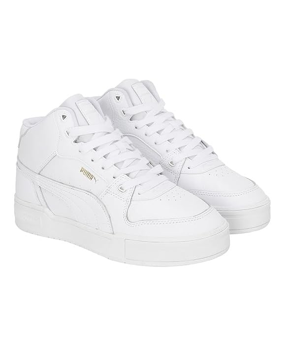 Puma CA Pro Mid-Puma White-Puma Team Gold Beyaz Erkek Günlük Spor Ayakkabı