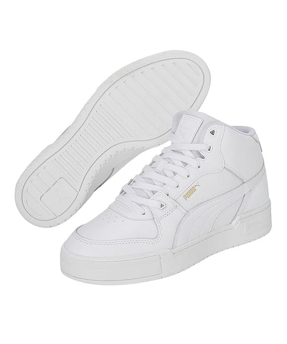 Puma CA Pro Mid-Puma White-Puma Team Gold Beyaz Erkek Günlük Spor Ayakkabı