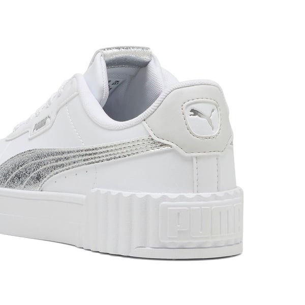Puma Carina 3.0 Metallic Whisper Beyaz Kadın Günlük Spor Ayakkabı