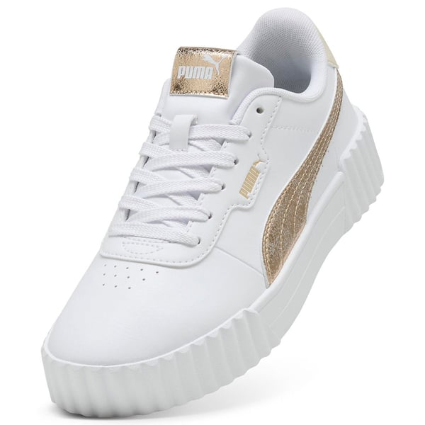 Puma Carina 3.0 Metallic Whisper Beyaz Kadın Günlük Spor Ayakkabı