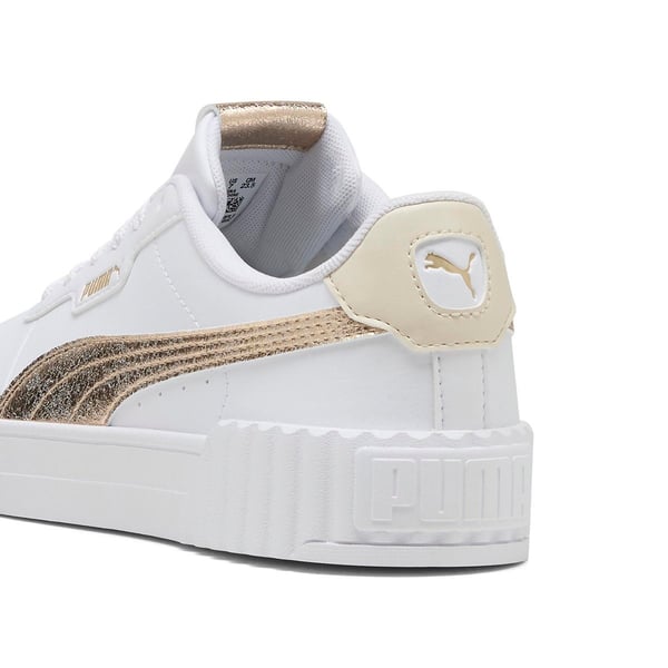 Puma Carina 3.0 Metallic Whisper Beyaz Kadın Günlük Spor Ayakkabı