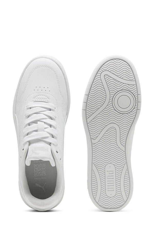 Puma Court Lally JR Beyaz Unisex Çocuk Günlük Spor Ayakkabı