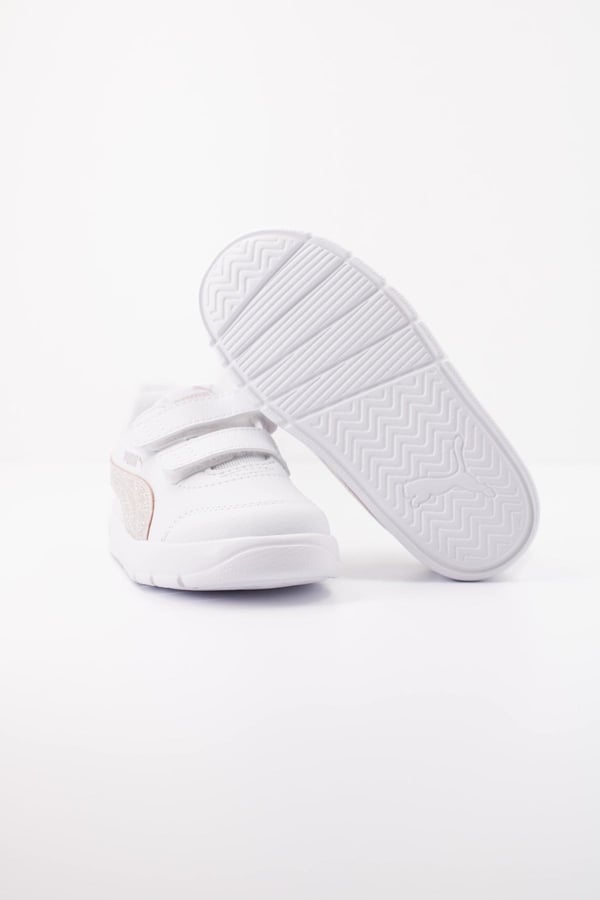 Puma Courtflex V3 Glitz V Inf Beyaz Kız Çocuk Günlük Spor Ayakkabı