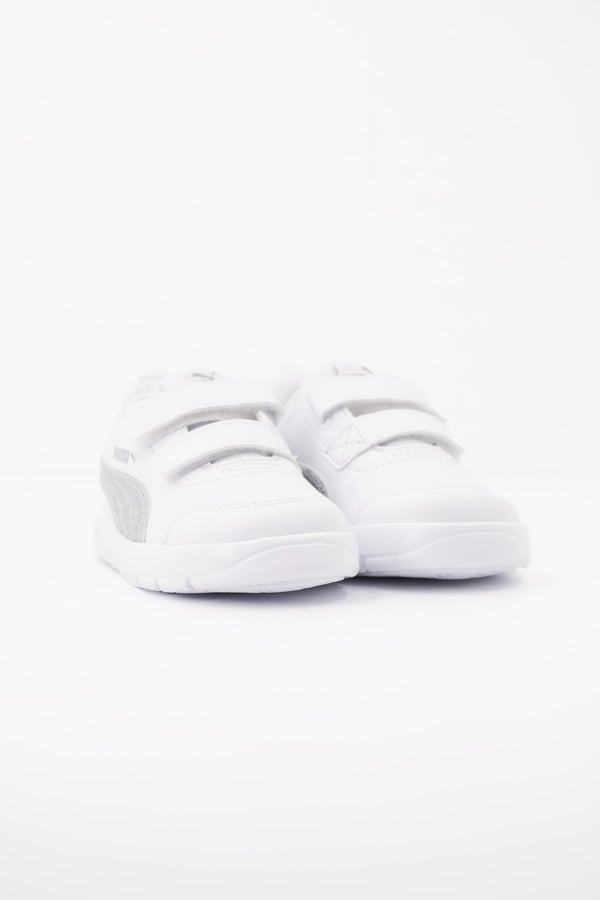 Puma Courtflex V3 Glitz V Inf Beyaz Kız Çocuk Günlük Spor Ayakkabı