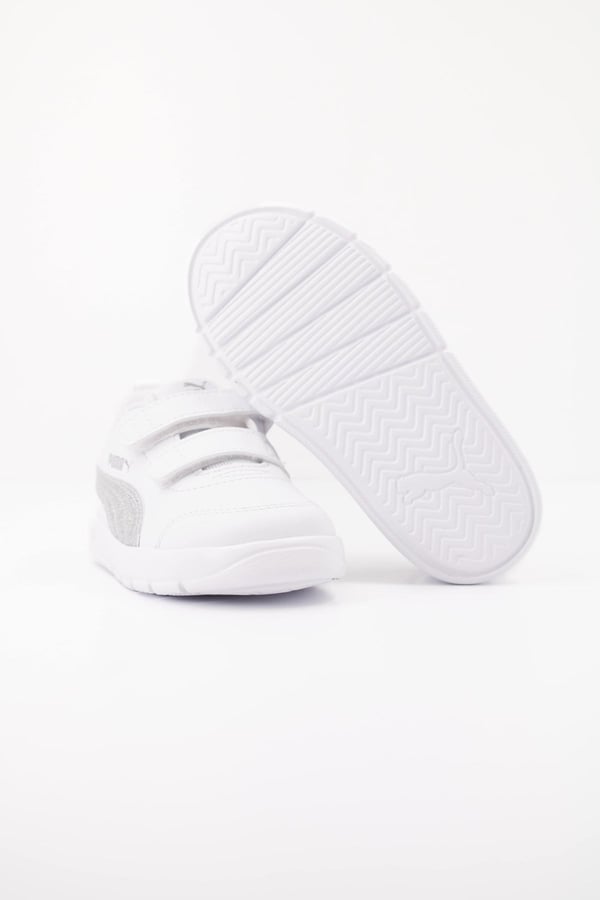 Puma Courtflex V3 Glitz V Inf Beyaz Kız Çocuk Günlük Spor Ayakkabı