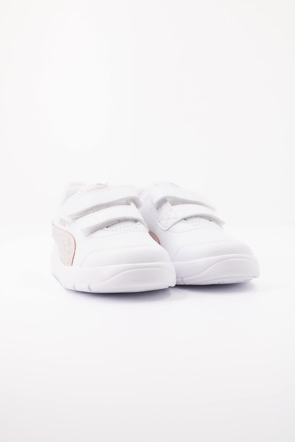 Puma Courtflex V3 Glitz V Inf Beyaz Kız Çocuk Günlük Spor Ayakkabı