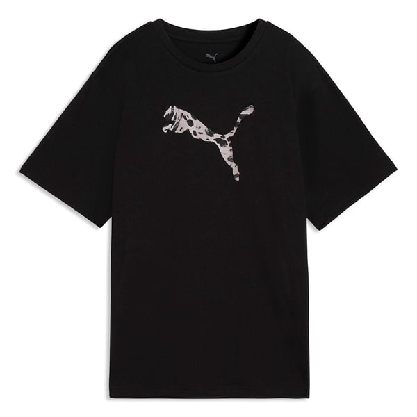 Puma ESS GRAPHIC Animal Tee Siyah Kadın T-Shirt