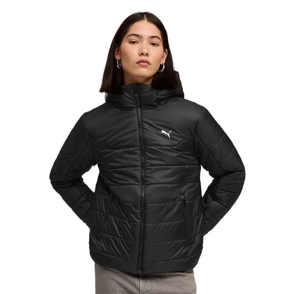 Puma ESS Hooded Padded Jacket Siyah Kadın Mont