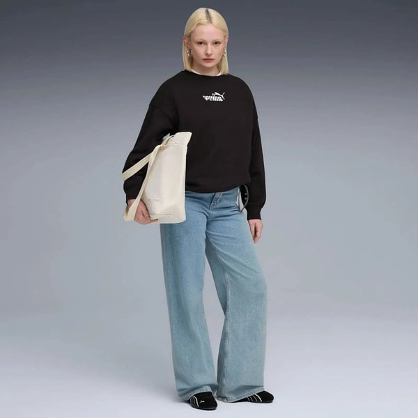 Puma ESS NATURE 2.0  Crew Siyah Erkek Sweatshirt