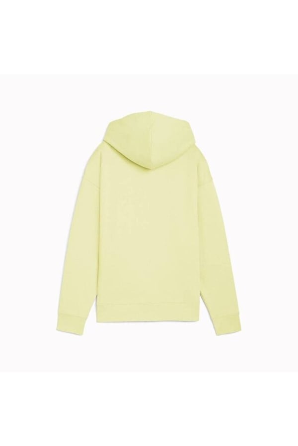 Puma ESS NATURE 2.0 Hoodie Sarı Kadın Sweatshirt