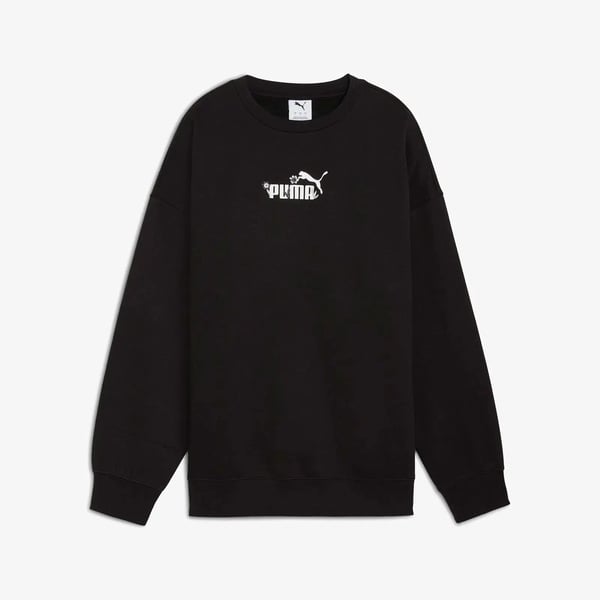 Puma ESS NATURE 2.0  Crew Siyah Erkek Sweatshirt