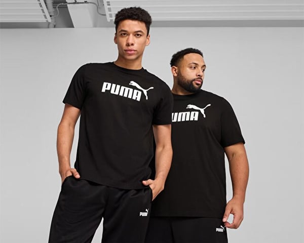 Puma ESS No. 1 Logo Tee Siyah Erkek T-Shirt