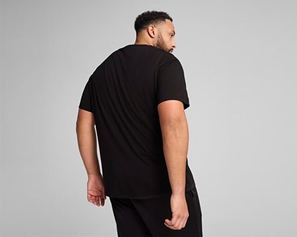 Puma ESS No. 1 Logo Tee Siyah Erkek T-Shirt