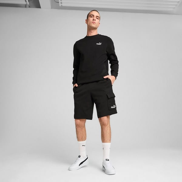 Puma ESS No. 1 Logo Cargo Shorts 10” TR Siyah Erkek Şort