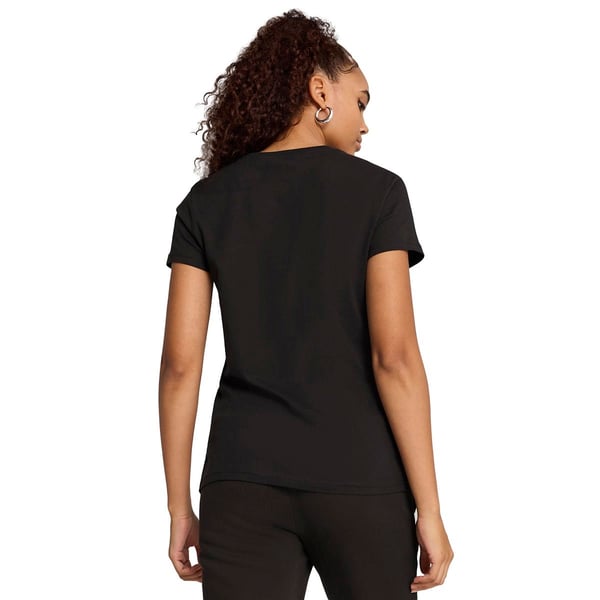 Puma ESS No. 1 Logo Tee Siyah Kadın T-Shirt