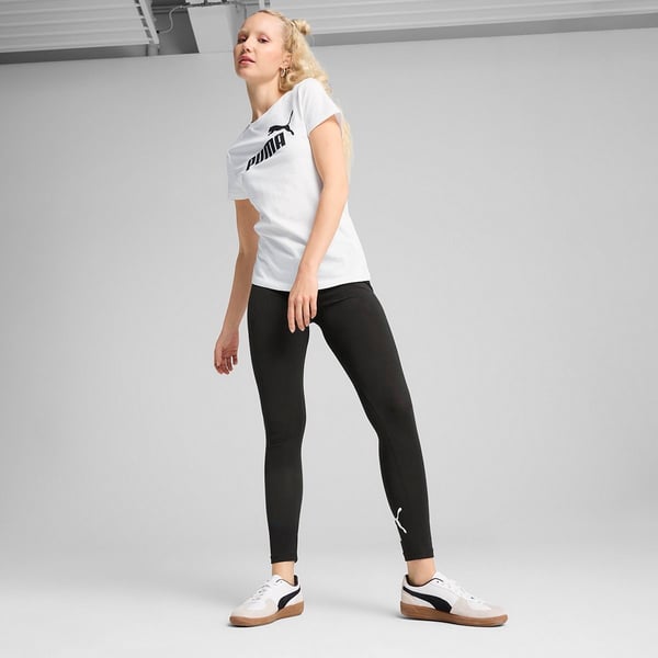 Puma ESS No. 1 Logo Tee Beyaz Kadın T-Shirt