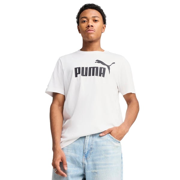 Puma ESS No. 1 Logo Tee Beyaz Erkek T-Shirt