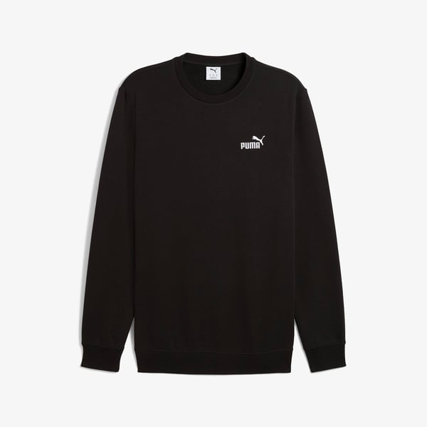 Puma ESS Small No. 1 Logo Crew Siyah Erkek Sweatshirt
