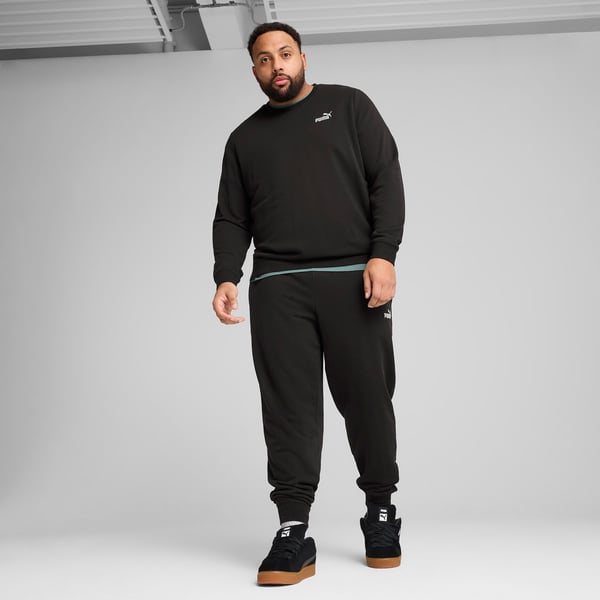 Puma ESS Small No. 1 Logo Crew Siyah Erkek Sweatshirt