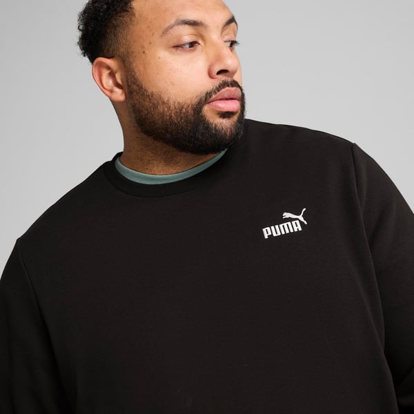 Puma ESS Small No. 1 Logo Crew Siyah Erkek Sweatshirt