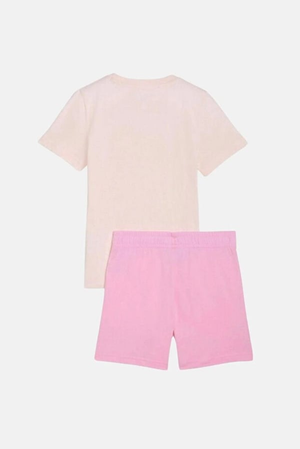 Puma ESS Tee and Shorts Set Pembe Kız Çocuk Eşofman Takımı
