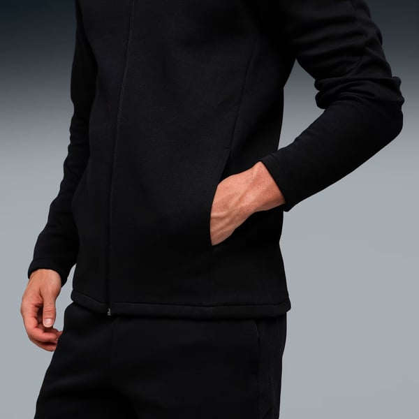 Puma EVOSTRIPE Core FZ Hoodie Siyah Erkek Sweatshirt