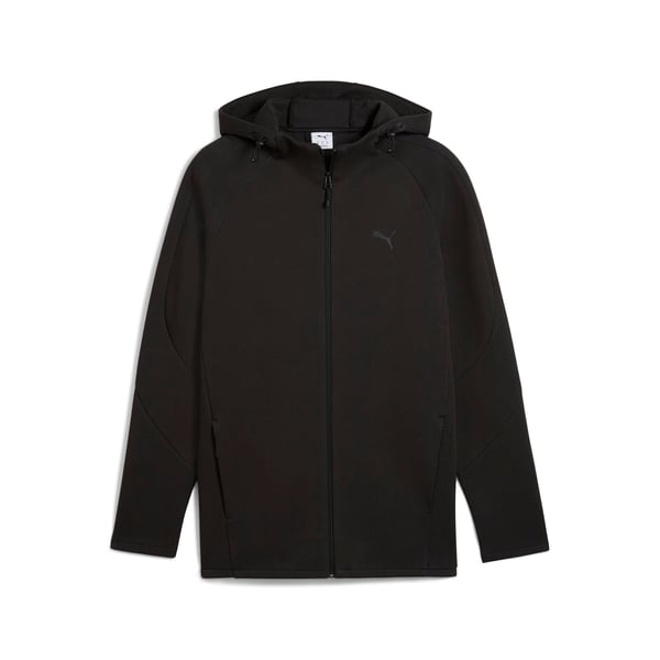 Puma EVOSTRIPE Core FZ Hoodie Siyah Erkek Sweatshirt