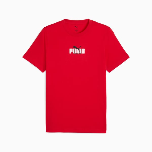 Puma GRAPHIC Tee Kırmızı Erkek T-Shirt