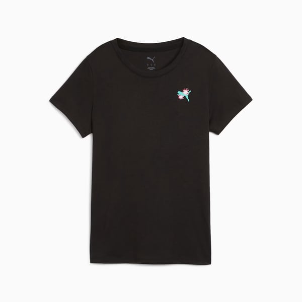 Puma GRAPHICS TRAIN CONCEPT TEE W Siyah Kadın T-Shirt
