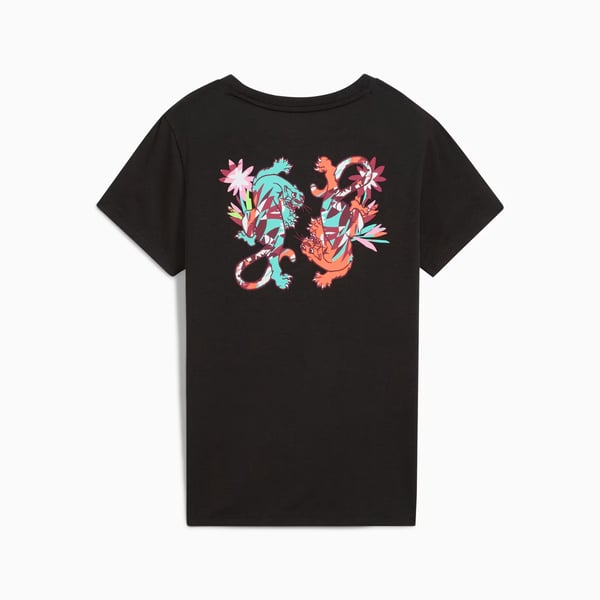 Puma GRAPHICS TRAIN CONCEPT TEE W Siyah Kadın T-Shirt