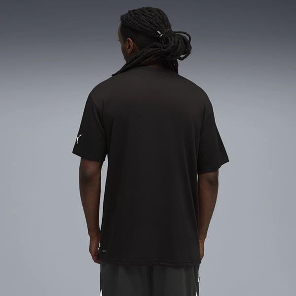 Puma Hoopaverse Tee 4 Siyah Erkek T-Shirt