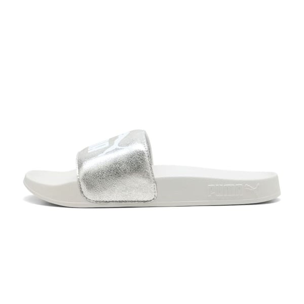 Puma Leadcat 2.0 Metallic Whisper Gümüş Kadın Terlik