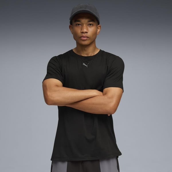 Puma M CLOUDSPUN TEE Siyah Erkek T-Shirt