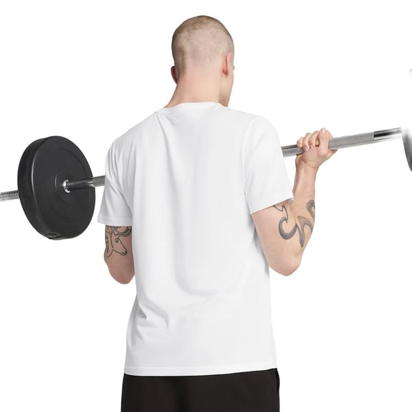 Puma M TAD ESS SOLID CAT TEE LC Beyaz Erkek T-Shirt