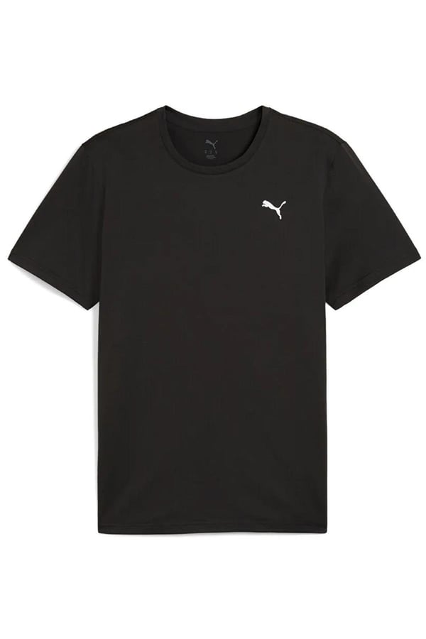 Puma M TAD ESS SOLID CAT TEE LC Siyah Erkek T-Shirt