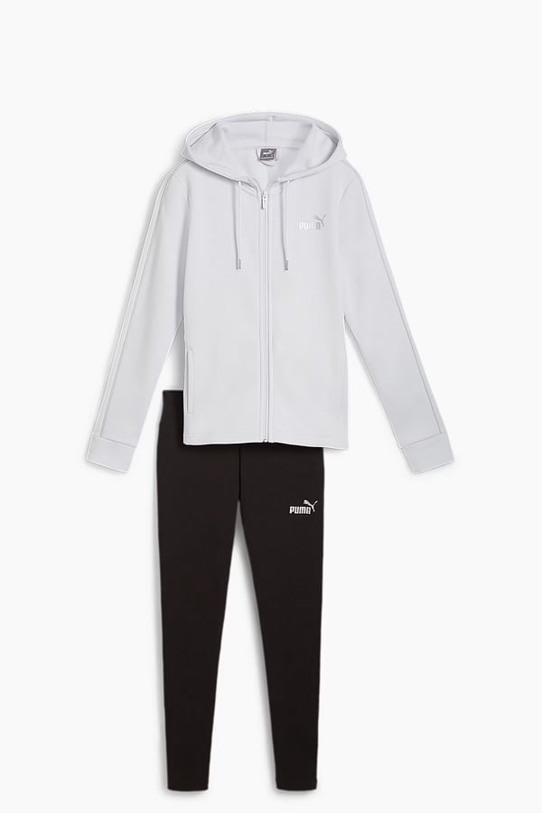 Puma Metallic Tracksuit FL Beyaz Kadın Eşofman Takımı