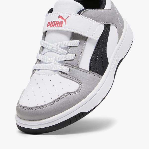 Puma Pm Rebound Layup Lo SL V PS Beyaz Erkek Çocuk Günlük Spor Ayakkabı
