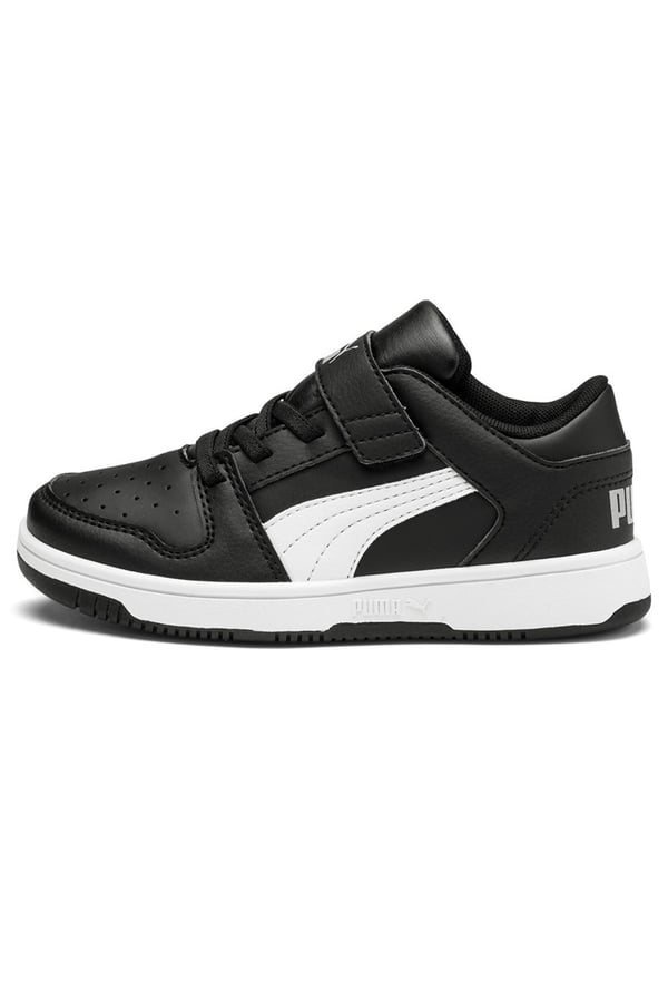 Puma Pm Rebound Layup Lo SL V PS Siyah Erkek Çocuk Günlük Spor Ayakkabı