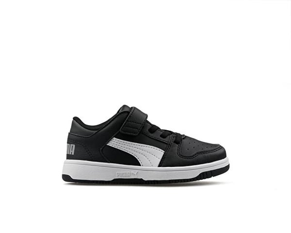 Puma Pm Rebound Layup Lo SL V PS Siyah Erkek Çocuk Günlük Spor Ayakkabı